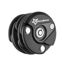 ROCKBROS Cube Bike Lock Heavy Duty -varkaudenesto polkupyörän ketjulukko Taitettava kiinnitystelineellä