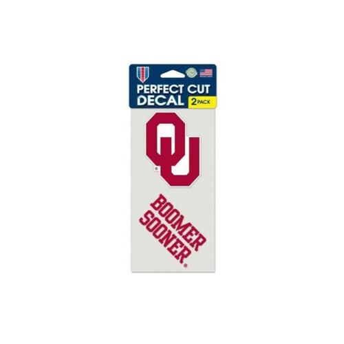 Oklahoma Sooners – 2er-Set gestanzte Aufkleber