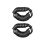 Cadenas de vélo à code de sécurité à 4 chiffres, combinaison antivol, accessoires (2 pièces) 1