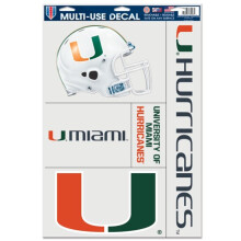 Miami Hurricanes -tarra 11x17 Ultra