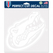 Autocollant Florida Gators 8x8 découpé blanc neuf