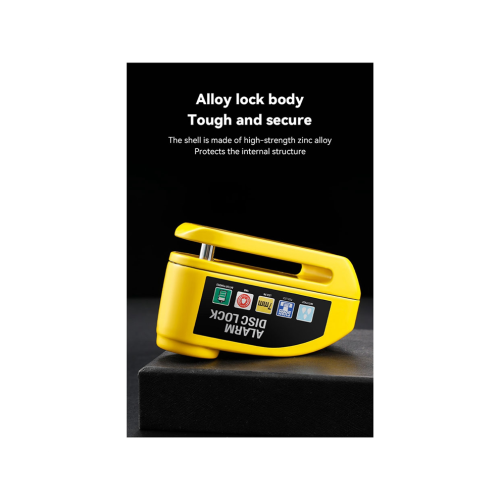 JJBRDZ - Système de sécurité antivol pour frein à disque de vélo et scooter (jaune) 2