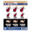 Miami Heat – Mini-Aufkleber-Set, 12 Stück 1