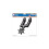 San Antonio Spurs Decal 5x6 Ultra 2