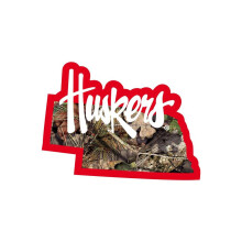 Siskiyou CMHSD3 Unisex NCAA Nebraska Cornhuskers State Decal Mossy Oak Camo