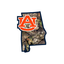 Siskiyou CMHSD42 Unisex NCAA Auburn Tigers State Decal Mossy Oak Camo