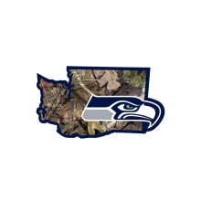 Siskiyou FMHSD155 Unisex NFL Seattle Seahawks State Decal Mossy Oak Camo