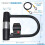 Bike Lock - High Security D Lock With 1.8M Cable - U Lock for Bicycles 2