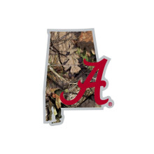 Siskiyou CMHSD13 Unisex NCAA Alabama Crimson Tide State Decal Mossy Oak Camo