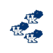 Siskiyou C3HSD35 Unisex NCAA Kentucky Wildcats Home State Decal - yksi koko - 3 kpl pakkaus