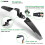 Guardabarros RBRL para bicicleta de montaña, ajustable, universal. 3