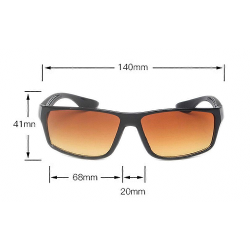 Sonnenbrille - Unisex - Schwarz 1