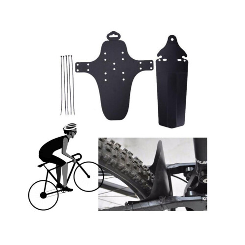 Lot de 2 garde-boue avant et arrière pour vélo 1