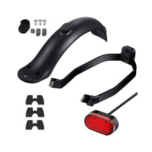 Kotflügel hinten und Halterung Zubehör mit Rücklicht für M365/m365 Pro Scooter mit Schrauben und Schraube
