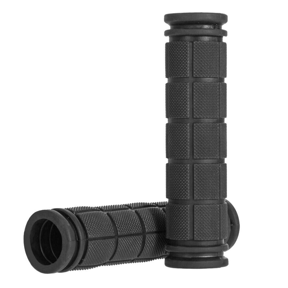 (a-Noir) 1 paire de poignées pour vélo enfant, guidon de scooter, guidon de téléphone en silicone pour