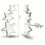Sterling Silber Stern Ohrstecker ， Hypoallergene Sterne Post Ohrringe 2