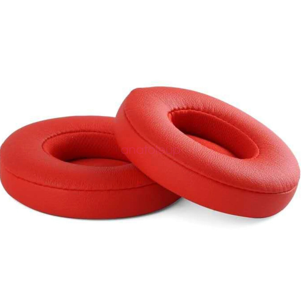 Red (Red) Replacement Ear Pads Soft Cushion Cover For Beats Solo 2.0 3.0 Headset