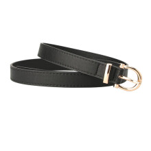 Ceinture en cuir pour jeans, ceinture de pantalon élégante pour femme avec boucle dorée
