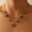 Ensemble collier et boucles d'oreilles de Noël Décorations de Noël 3
