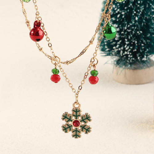 Ensemble collier et boucles d'oreilles de Noël Décorations de Noël 1
