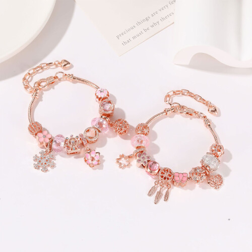 Kit de fabrication de bijoux pour filles, bracelets de Noël en perles 1