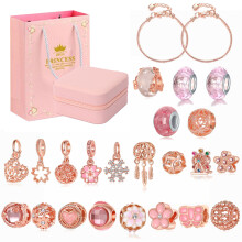 Kit de fabrication de bijoux pour filles, bracelets de Noël en perles