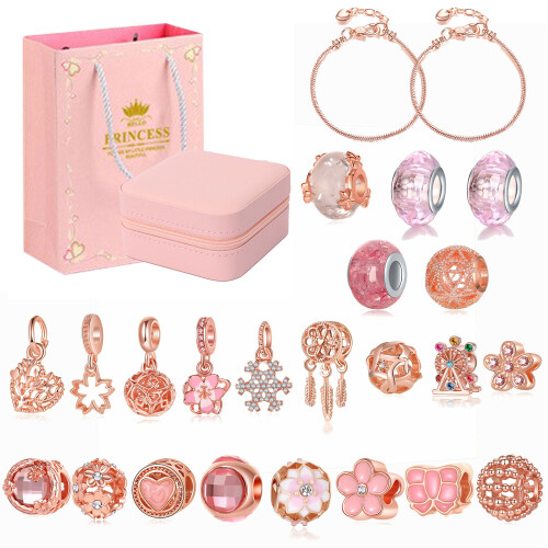 Kit de fabrication de bijoux pour filles, bracelets de Noël en perles