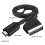 Câble HDMI vers péritel de 1 mètre de long, connexion directe, conversion pratique FG 2