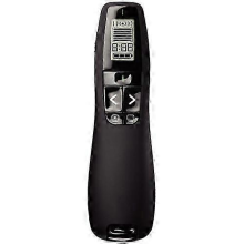 Télécommande de présentation PPT sans fil USB 2,4 GHz R800 avec écran LCD et laser couleur verte
