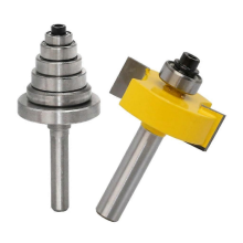Rabbetboor met 6-delige lagerset - 8 mm houtbewerkingsgereedschap