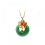 Colar com pingente de jade verde 1