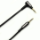 Compatível com cabo de áudio Sony WH-1000 XM2 XM3 XM4 de 3,5 mm (preto sem microfone) 2