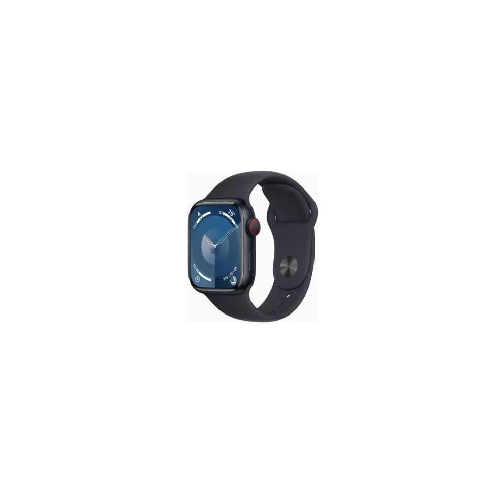 Apple Watch Series 9 41mm (GPS) (MR8X3, Midnight Aluminium Case with Midnight Sport Band - M/L)