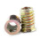 (As show, One size) Nut Wood Insert Hexagonal Socket Nut Furniture Fix (M8*20mm) 4