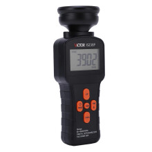 (As show, One size) 6238P Portable Large LCD Handheld Digital Stroboscope Flash Tachometer Revolution Meter