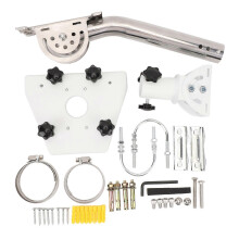 (As show, One size) Satellite Adapter Kit Alloy Steel 360 Degree Heavy Duty Mounting Kit for Gen 3 V3 Standard Dish