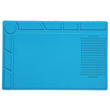 (As show, One size) Insulation Silicone Mat HeatResistant Soldering Repairing Pad for Phone Computer(S-120B )
