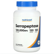 Nutricost, Serrapeptase, 120,000 SPU, 120 Kapsler