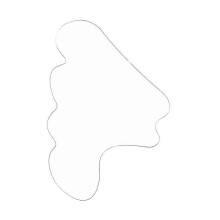 (As show, One size) Facial Lip Wrinkle Remover Pad Reusable Medical Grade Silicone Nasolabial Folds Anti-aging Mask Prevent Face Wrinkle