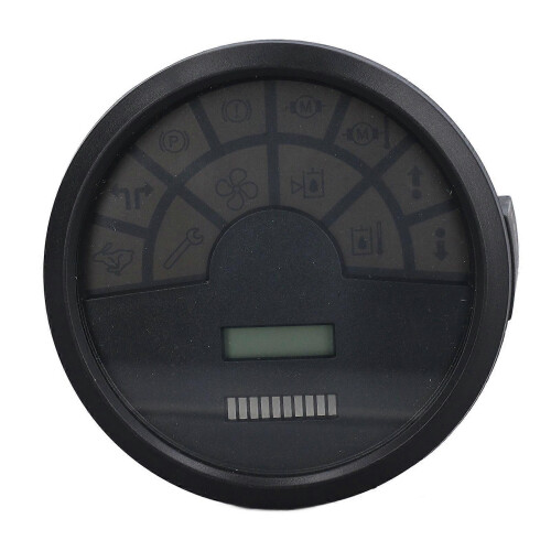 (As show, One size) Round Display Meter 7917292580 LCD Screen Forklift Instrument Replacement for Linde E16 E2033502 E20 E25 E3033602
