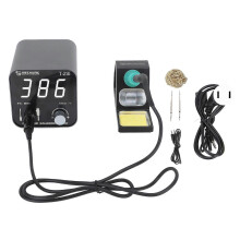(As show, One size) Soldering Iron Station Large Capacity Digital Display Soldering Iron Station Kit for Home US Plug 110V 60HZ