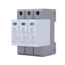 (As show, One size) Surge Protective Device 3P Voltage Protection Arrester Protector 2040KA 1000V DC