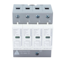 (As show, One size) BERM Surge Protective Devices House Arrester Protector 4P 80KA SPD 2 Level BEMLY80 220V/380V