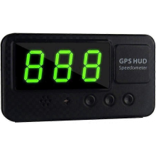 YZ Compteur de vitesse numérique GPS universel pour voiture, camion, moto et autres véhicules (107 x 58 x 6 mm, noir)
