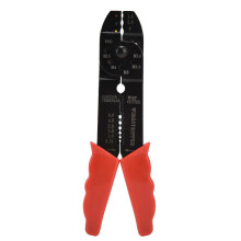 (As show, One size) Cable Stripper Multifunctional Manual Point Pressing Electrician Crimping Pliers Tool
