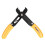 (As show, One size) Wire Stripper Cutter Mini Adjustable Handheld Cable Cutting Stripping Tool Yellow 1