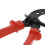 (As show, One size) Cable Cutter Ratchet Gearing Type PC Plastic Handle Wire Cutting Tool with Spring HS-765 4
