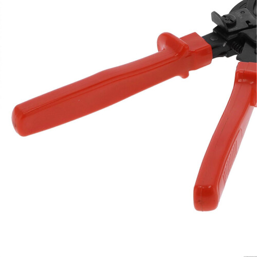 (As show, One size) Cable Cutter Ratchet Gearing Type PC Plastic Handle Wire Cutting Tool with Spring HS-765 1