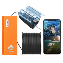 (As show, One size) 1080P Underwater Fishing Camera with APP Control Fishing Live Video Camera Fish Finder with 50M Cable for Ice Lake Sea Boat Kayak Fishing