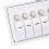 (As show, One size) Rocker Switch Panel 7 Gang Waterproof Red LED Marine Switch Panel with Overload Protector 12V Cigarette Lighter Socket 3